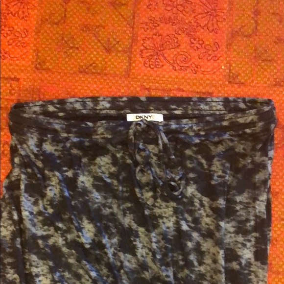 DKNYC tie dye camo style hi low skirt - Picture 3 of 8